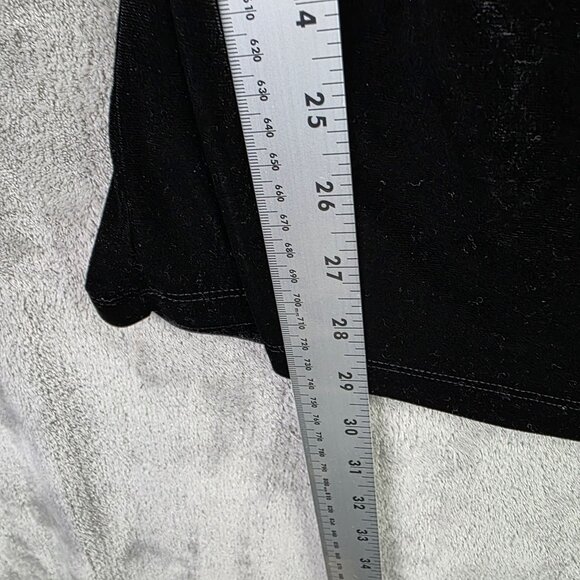 Womens Signature Collection Black Velvet Pull-On Pants Polyester Size 2X 22W-24W - Picture 7 of 10